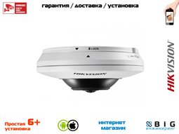 № 100096 Купить 3Мп fisheye IP-камера с ИК-подсветкой до 8м DS-2CD2935FWD-I Тюмень