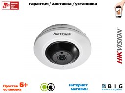 № 100097 Купить 5Мп fisheye IP-камера с ИК-подсветкой до 8м DS-2CD2955FWD-I Тюмень